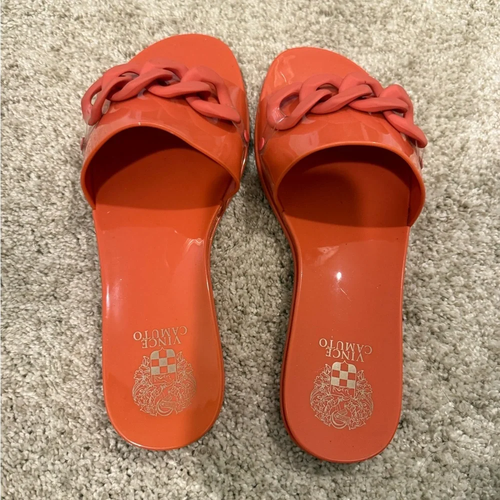 Vince Camuto Orange Sandals with Wide Strap - Picture 1 of 3